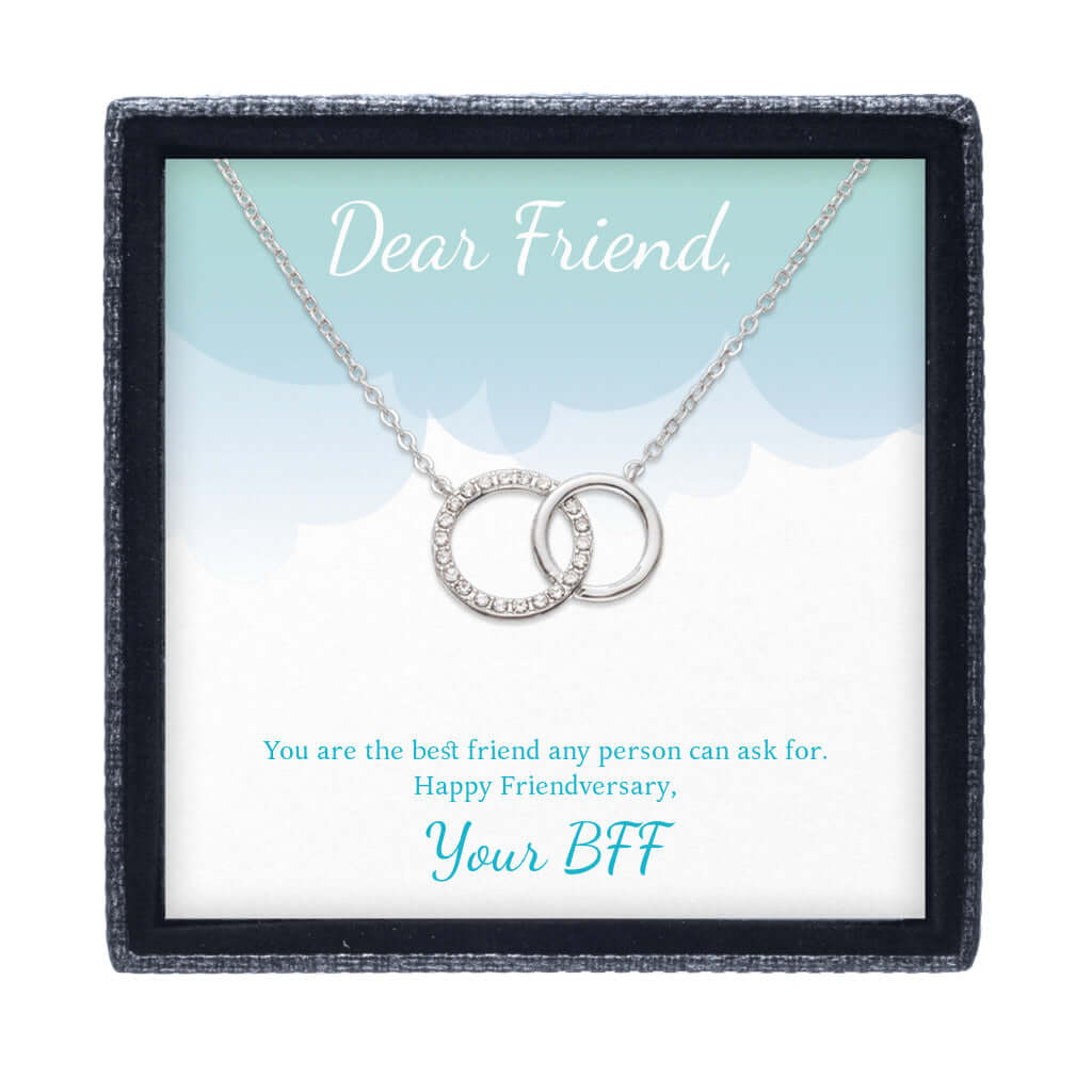 Dear Friend - Interlocking Circles Necklace - Camili Bel Creations Gift Shop