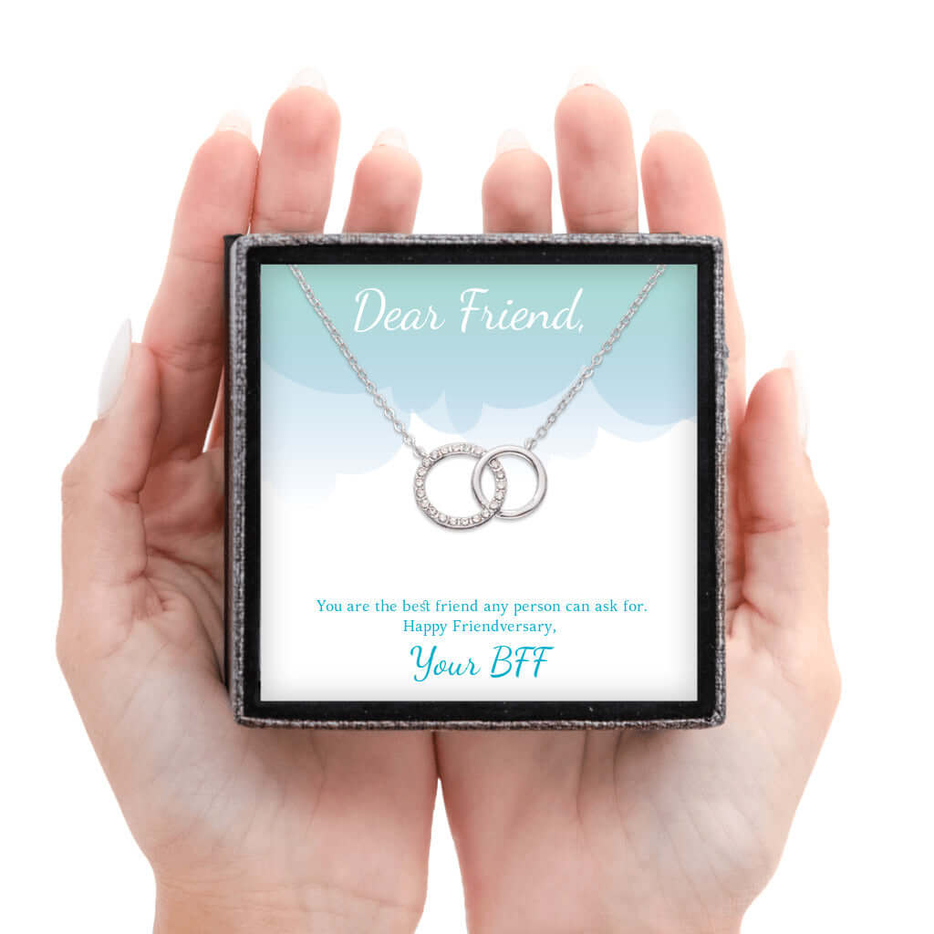 Dear Friend - Interlocking Circles Necklace - Camili Bel Creations Gift Shop