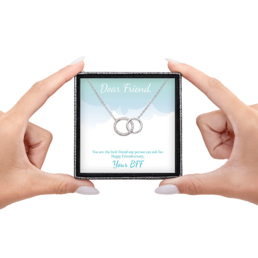 Dear Friend - Interlocking Circles Necklace - Camili Bel Creations Gift Shop